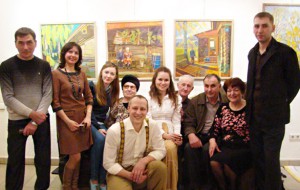 11 апреля 2015 г. Открытие выставки Анны Чичуриной «Моя деревня» (живопись, графика)